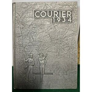 Boise High School Courier Yearbook 1934 Idaho  Vintage